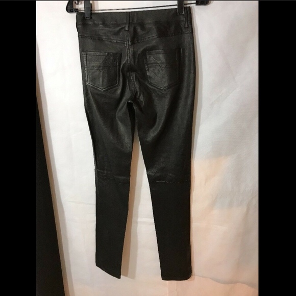 NWT $798 Diesel Women's 'L-Rimmon' Genuine Leather Pants Black‎ [SZ 25 ] - Picture 5 of 8